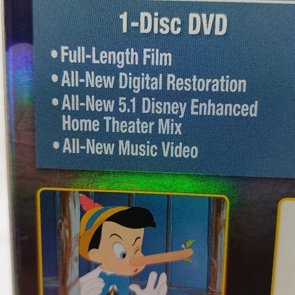 Pinocchio 70thAnnvsry Platinum Edition Blu-ray+DVD - Picture 8 of 8
